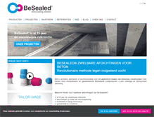 Tablet Screenshot of besealed.com